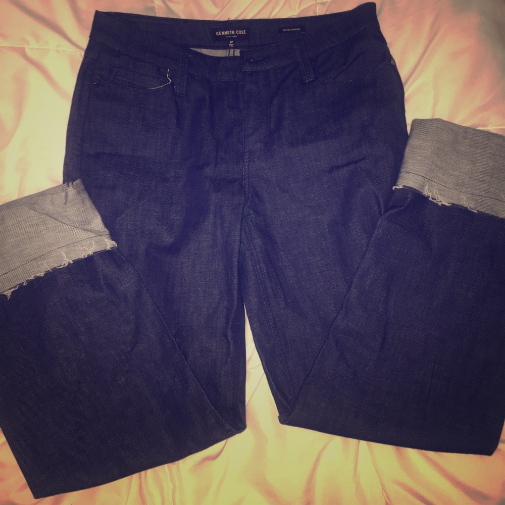 Kenneth Cole Zoe high waist boyfriend jeans 27